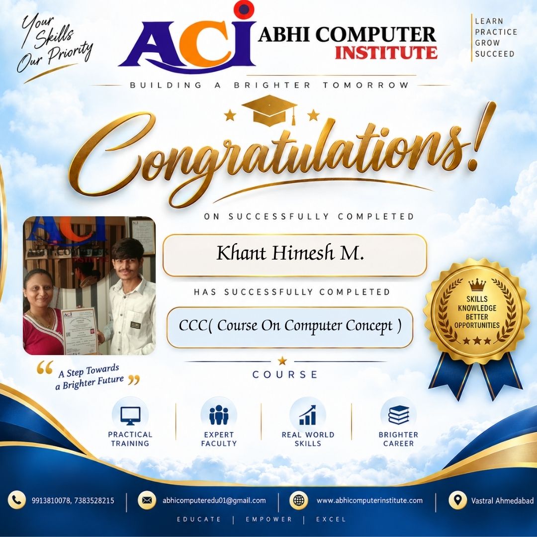 Khant Himesh M. certificate