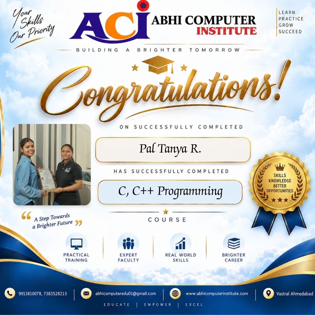 Pal Tanya R. certificate