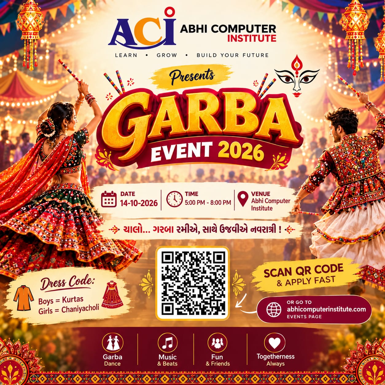 Navratri At Abhi Computer Institute